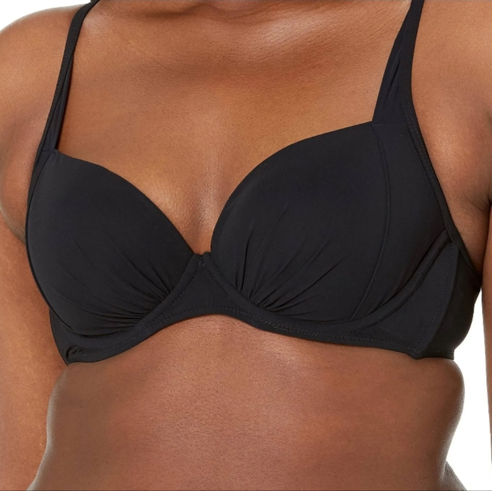 Gottex Women's Tutti Frutti Molded Underwire Bikini Top Style ETT1D16 Black 36D